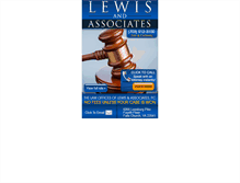 Tablet Screenshot of lewisatlaw.com